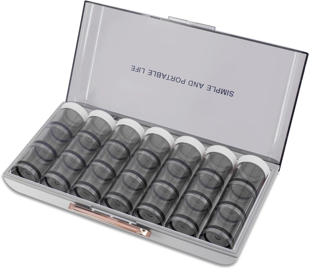 Weekly Pill Organizer voor 3 keer per dag, 7 dagen medicijnbox met aparte compartimenten, grote en handige pillendoos voor medicijnen