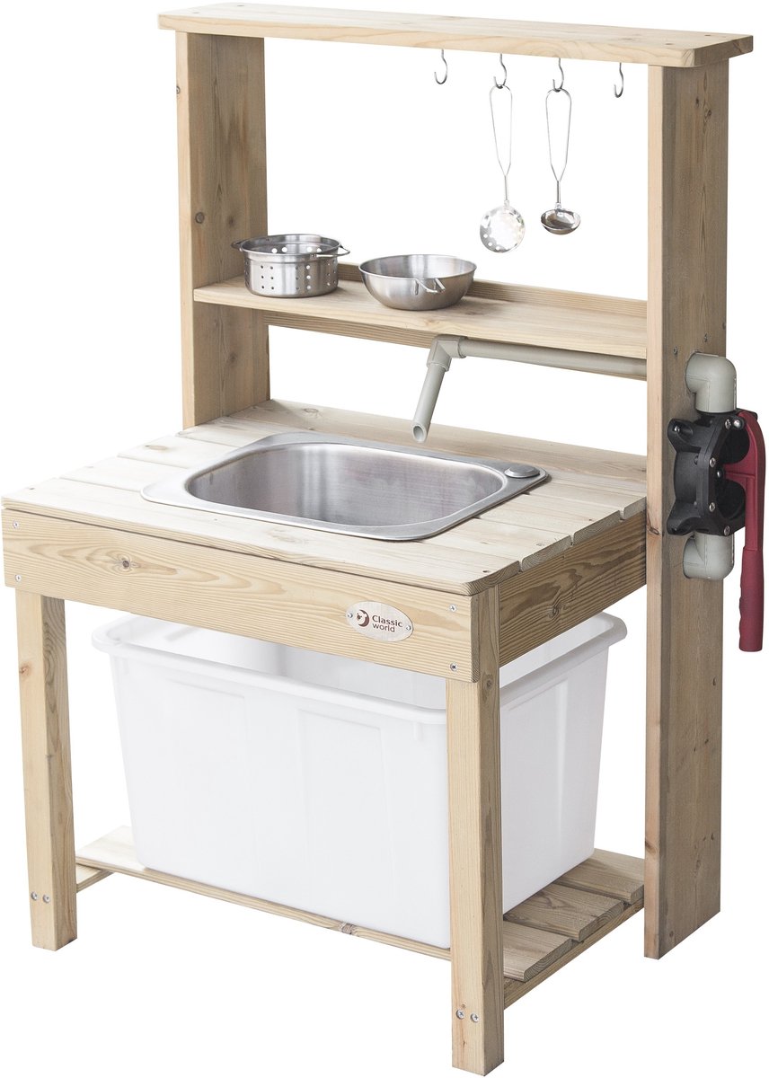 Bol.com Classic World Houten Speelkeuken voor Buiten aanbieding