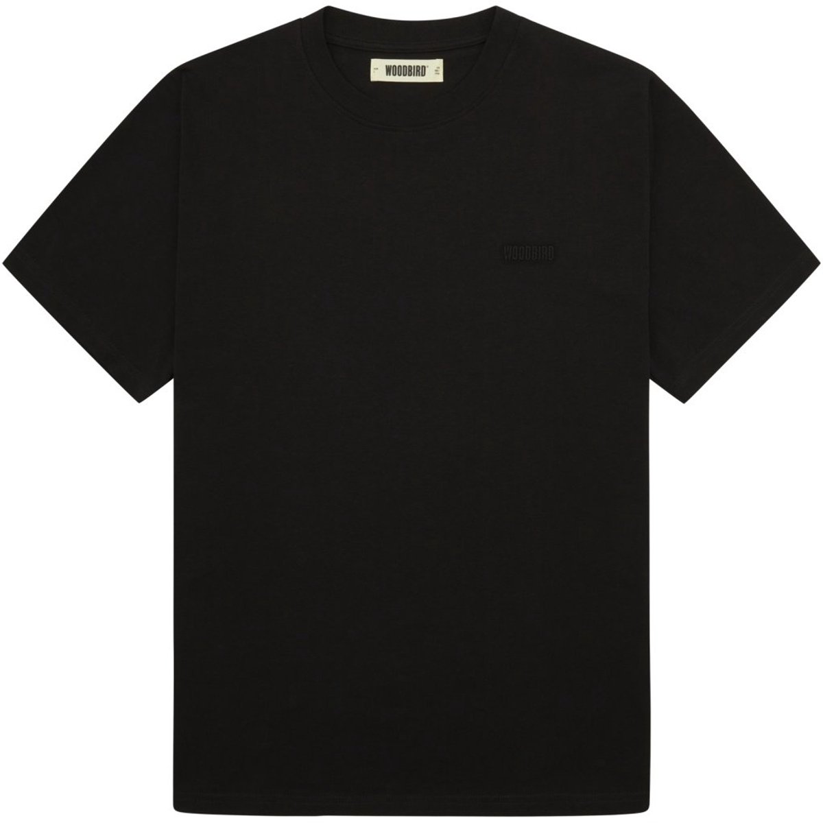 Woodbird Wbbaine Base Tee Polo's & T-shirts Heren - Zwart - Maat XL