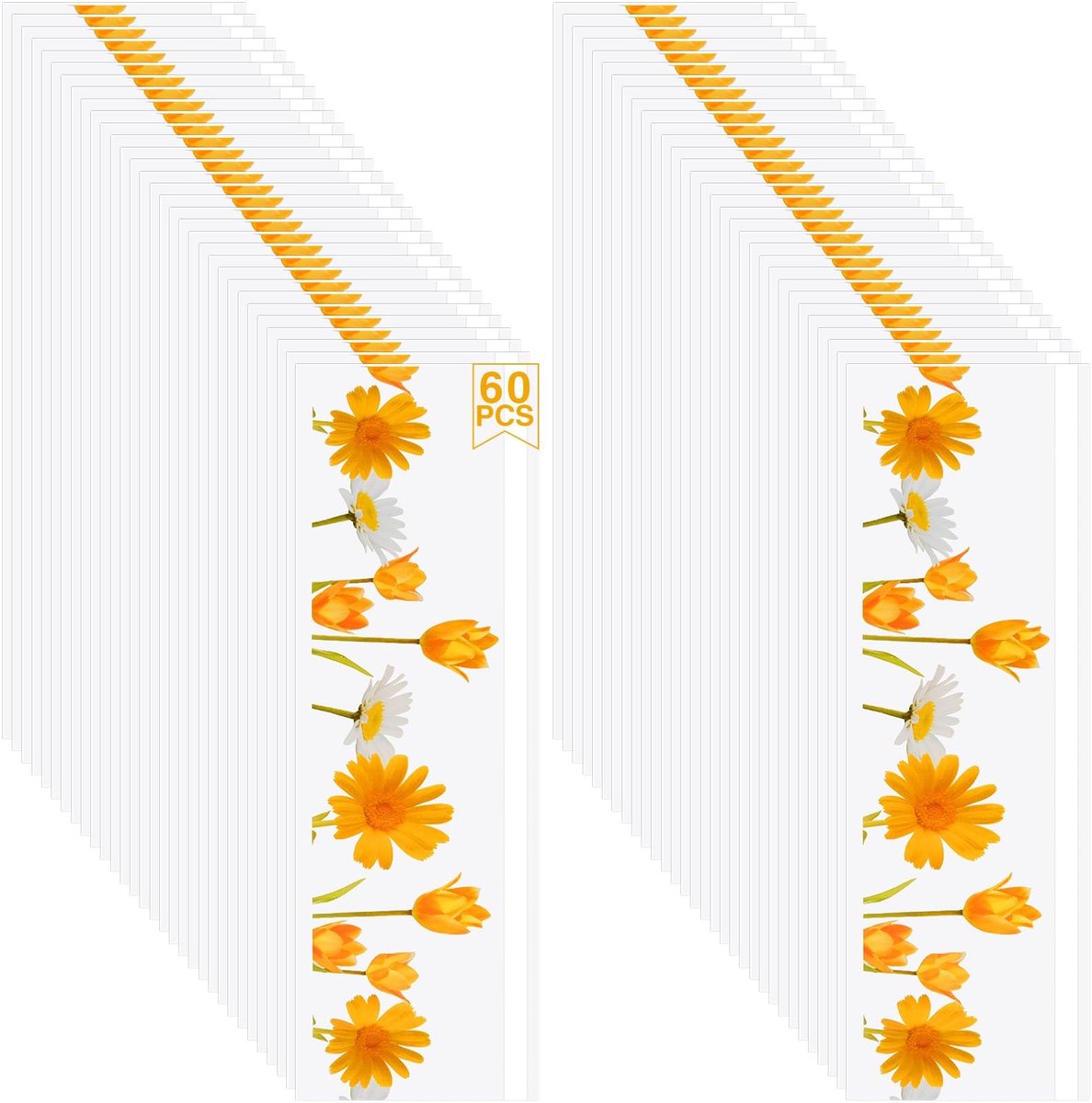Seb2 - Indoor Fly Sticker Traps - Vliegende Insecten Vangen - Veilig en Eenvoudig - Tulip - Plakkerige Vliegstickers - Huishoudelijk Gebruik - 6...