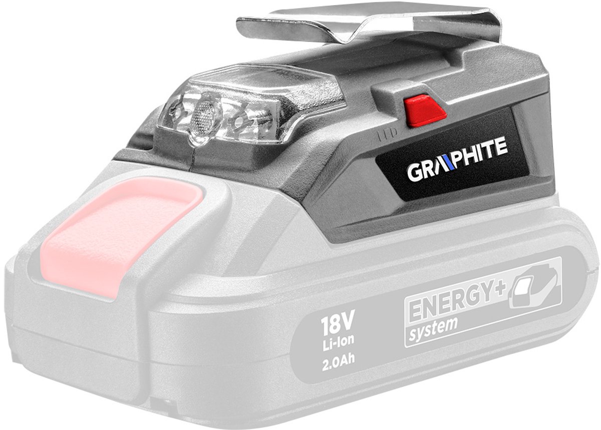 Graphite 58G025 LED Lamp en Telefoonlader, ENERGY +