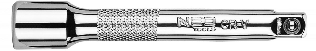 NEO Tools - Verlengstuk - 1/4" - 75 mm - Chroom-Vanadium Staal