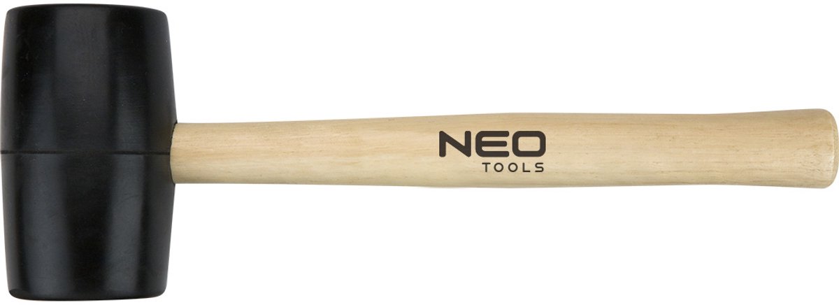 NEO - Rubberen Hamer - 72 mm - 900 g - Houten Steel