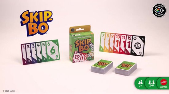 Skip-Bo - Kaartspel - Voor 2-6 Spelers - Verkenning van Strategie