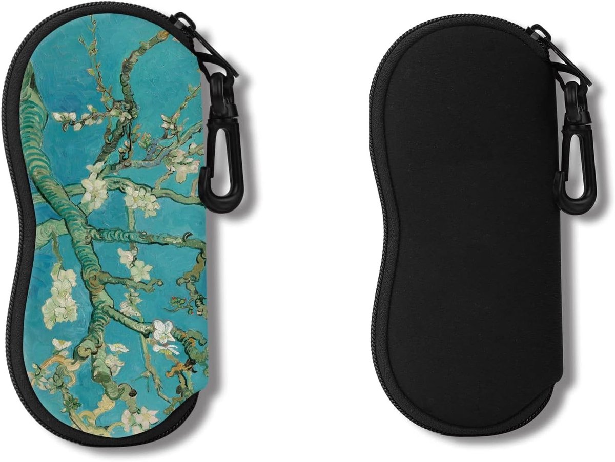Etui voor Zonnebrillen en Correctiebrillen | Neopreen Pouch met Bevestiging voor Riem | Geschikt voor Dames en Heren