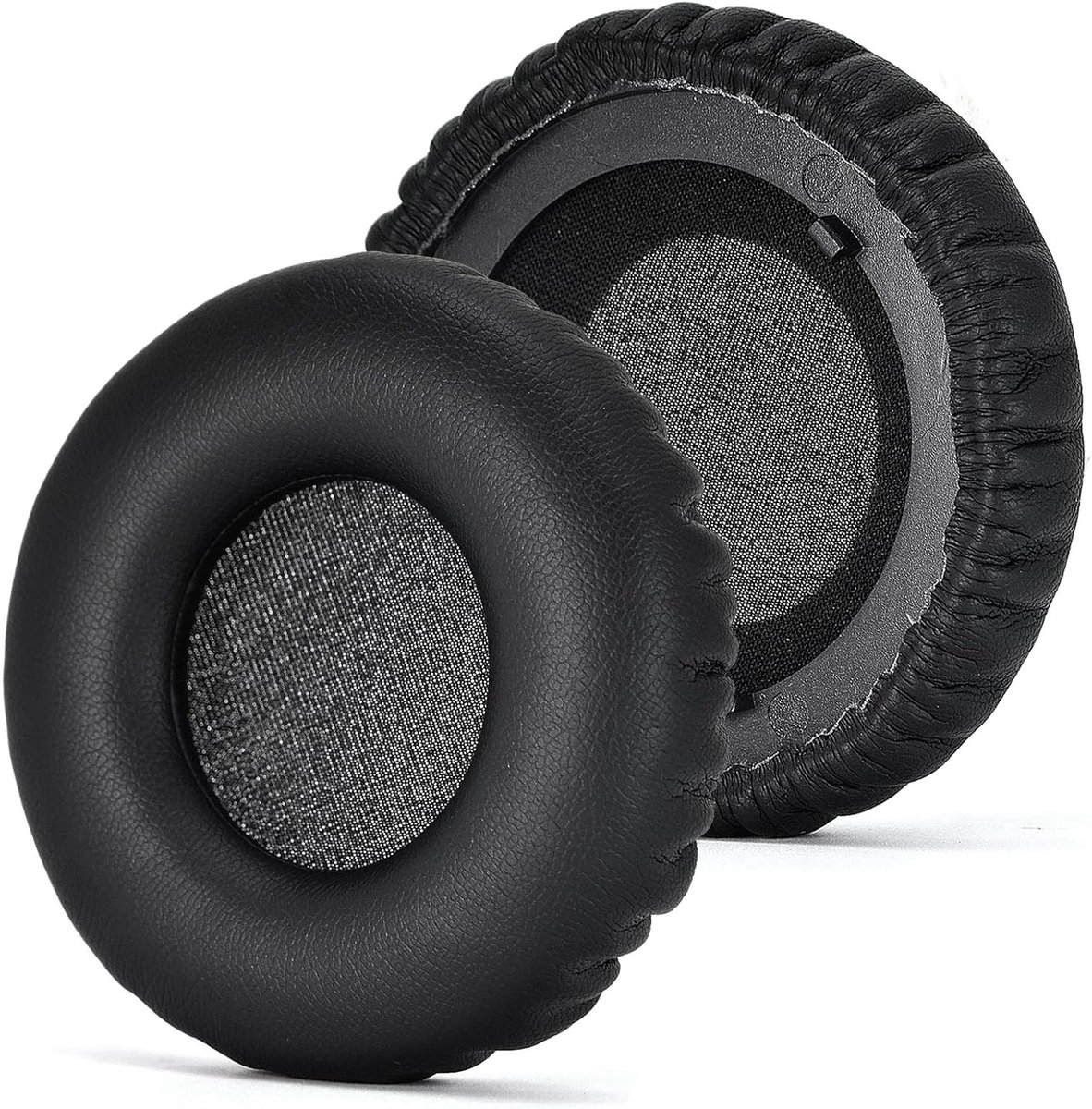 Vervangende oorkussens voor Teufel Airy Headset, van hoogwaardig leer en dicht schuim, ideaal voor comfort en geluidsisolatie