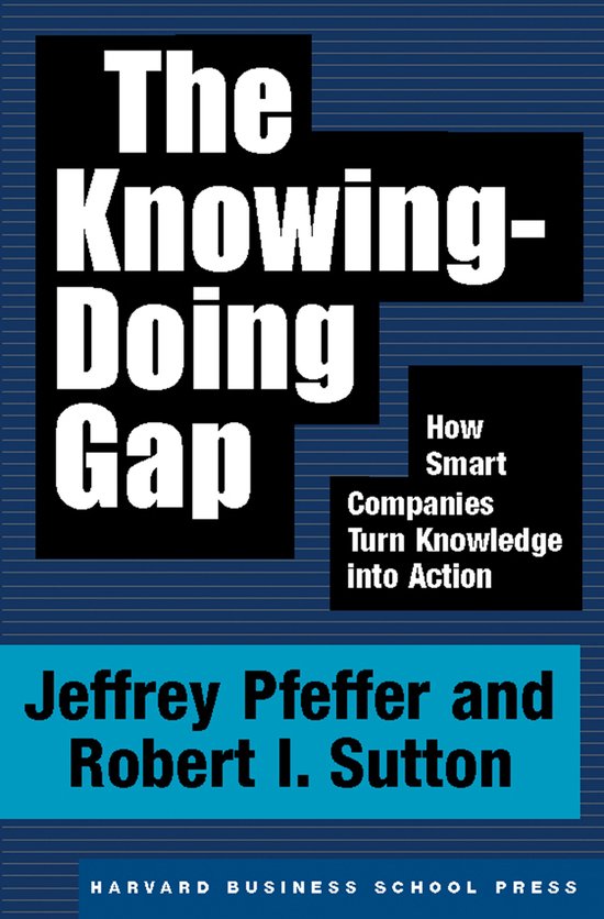 The Knowing-Doing Gap - cover