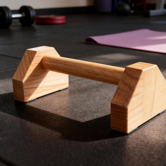 Parallettes Bars 25cm met Antislip Basis - Draagbare Push Up Steunen voor Thuisgym, Calisthenics en Krachttraining, Tot 150kg Belastbaar — afbeelding 4