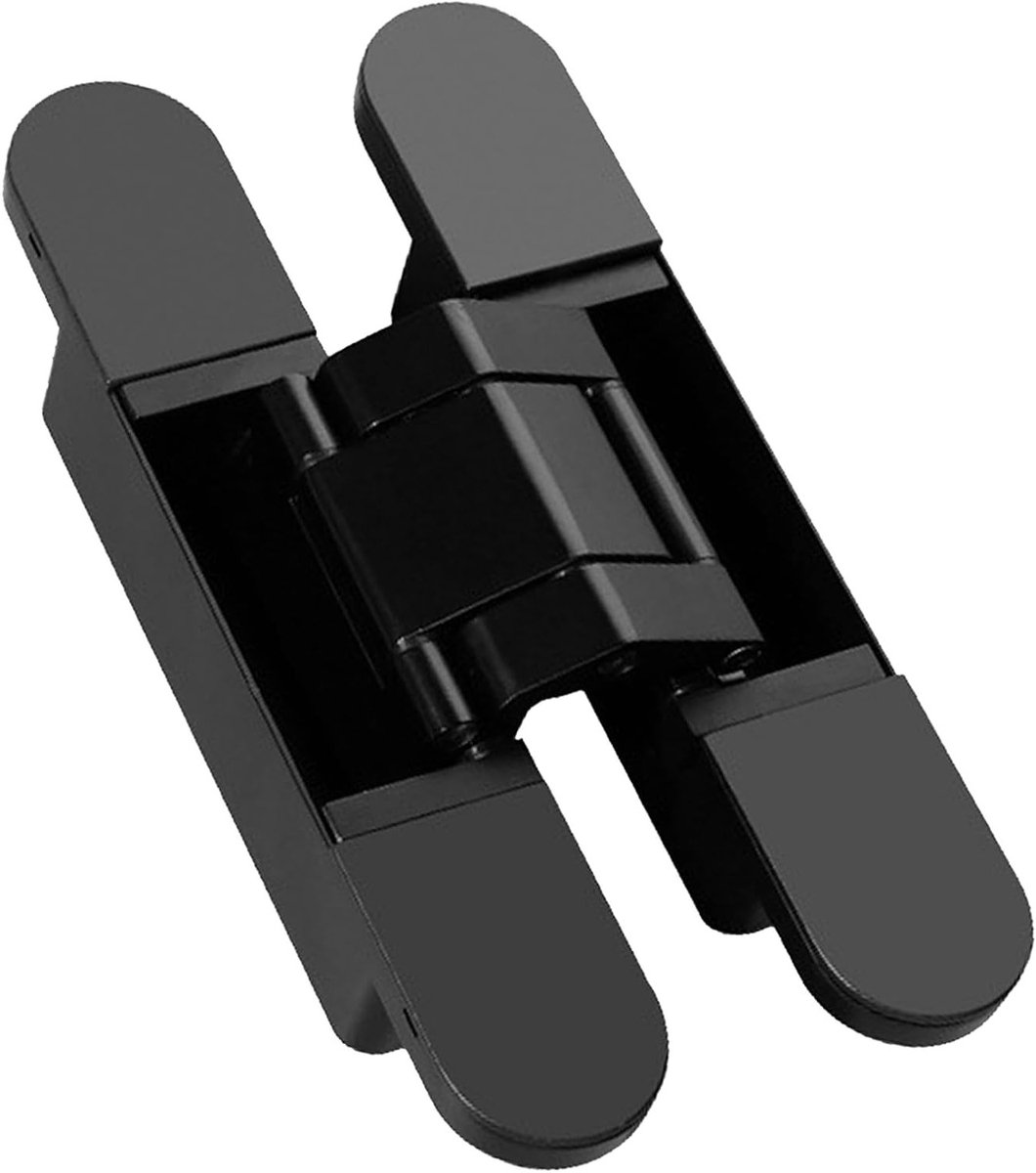 Dailygoods- Deurscharnier 180 graden verstelbaar - Scharnieren voor houten deur - Zinklegering - Maximale belasting 40 kg - Inclusief inbussleutels - Voor deurblad dikte 35-45 mm - Scharnier