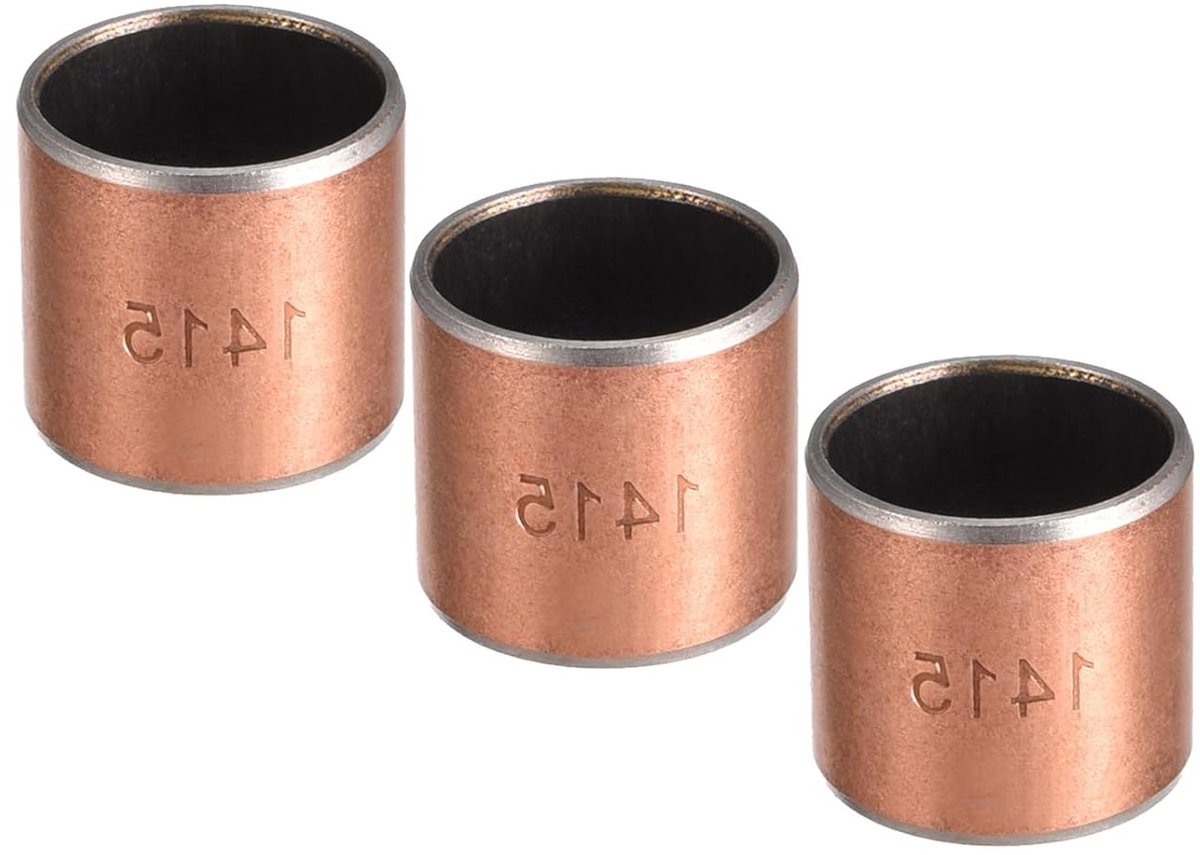 Set van 3 olie-vrije sleeve bushings voor glijmachines - 14mm gatdiameter, 16mm buitendiameter, 15mm lengte, slijtagebestendig en duurzaam