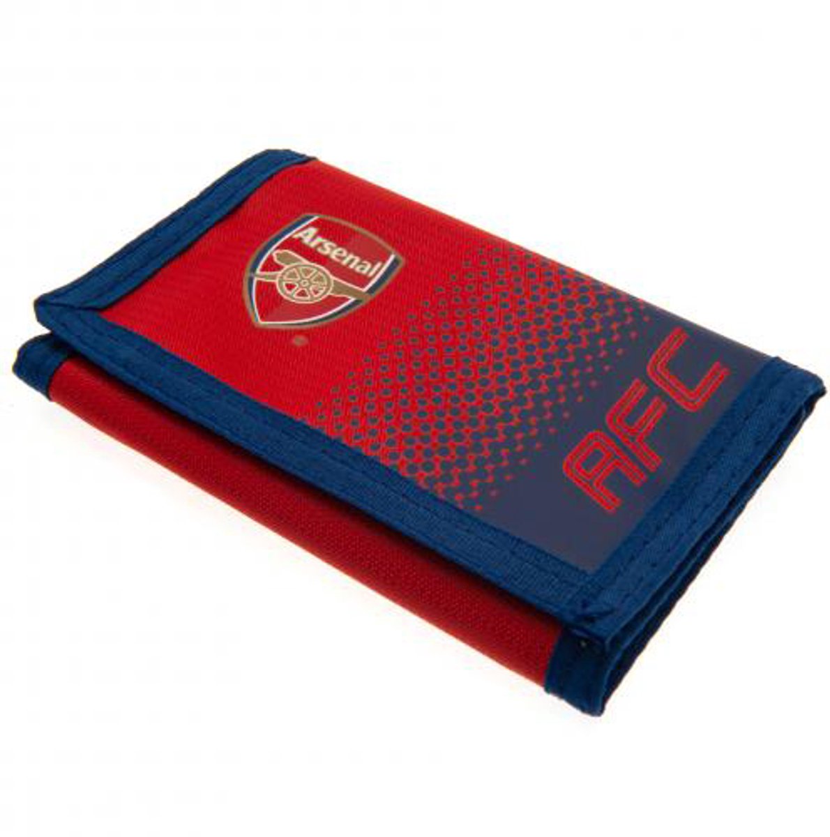 Arsenal portefeuille fade blauw/rood