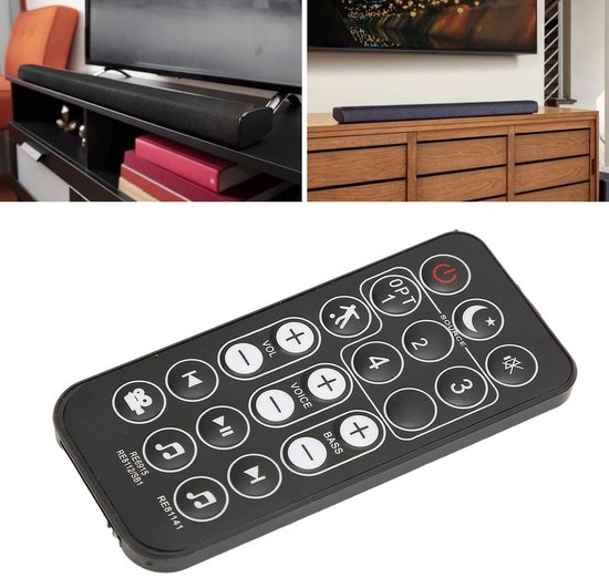 Allecto - Universele Soundbar-Afstandsbediening - Vervangen Afstandsbediening - Eenvoudig in gebruik - Geschikt voor Polk Soundbar systemen - Handi... van Allecto — afbeelding 5