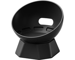 MTTProducts - Desk Stand - Liquid Silicone Houder - Perfect voor Thuiswerk - Zwart - Stabiliteit - Geschikt voor Echo Dot 4e en 5e Generatie - Compact ...