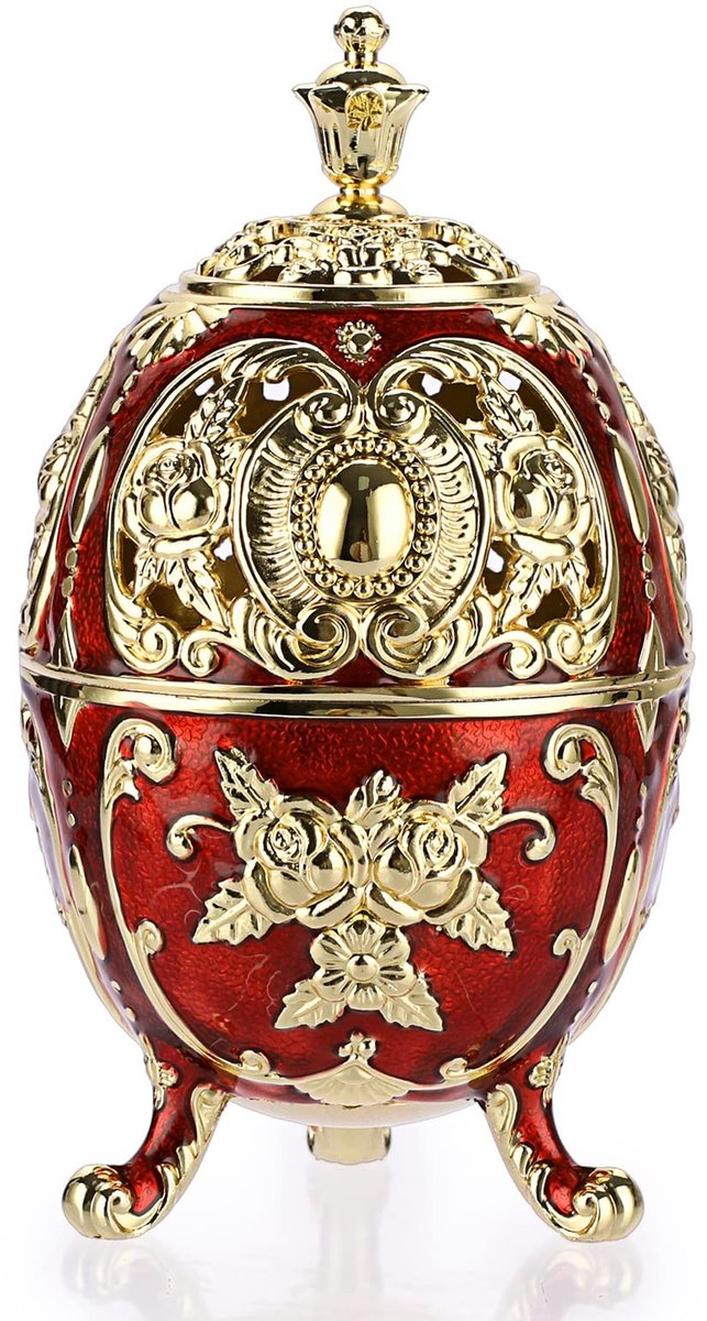 MTTProducts - Vintage Zinc Alloy Censer - Incense Stick Holder - Duurzaam en eenvoudig te reinigen - Ronde vorm - Sfeervolle decoratie - Geschikt voor ...