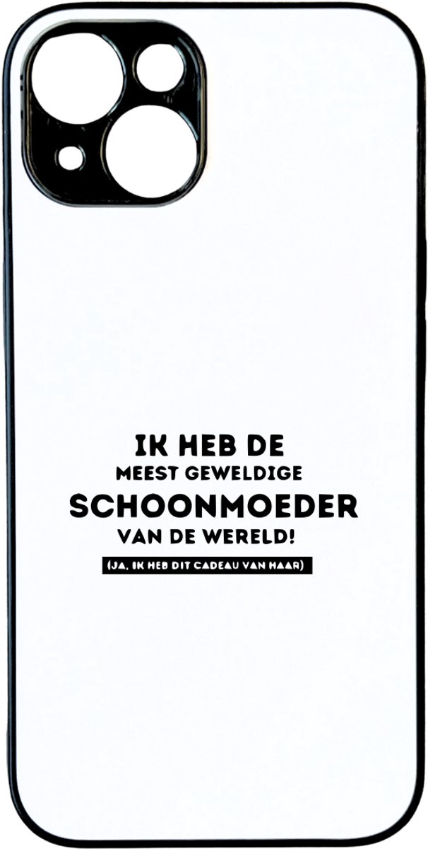 Hacebo® - Ik heb de meest geweldige schoonmoeder van de wereld telefoonhoesje - Schoonmoeder - Familie mensen met een schoonmoeder - telefoonhoesjes - Cadeau - hoesje geschikt voor iPhone 14