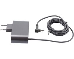Batterijlader — Oplader/Voedingsadapter/Aansluitkabel — Uitgangsspanning: 30,45V — ingebouwde slanke chip — Oververhittingsbeveiliging — Gemaakt met hoogwaardige isolatiematerialen — Geschikt voor Dyson V10, V11, V12 en V15 stofzuigers