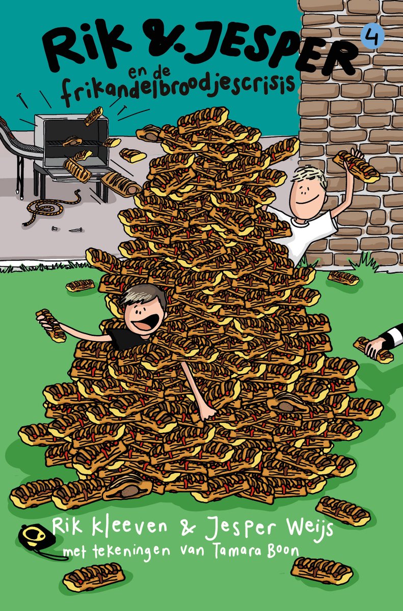 Omslag van Glowmovies 4 - Rik en Jesper en de frikandelbroodjescrisis