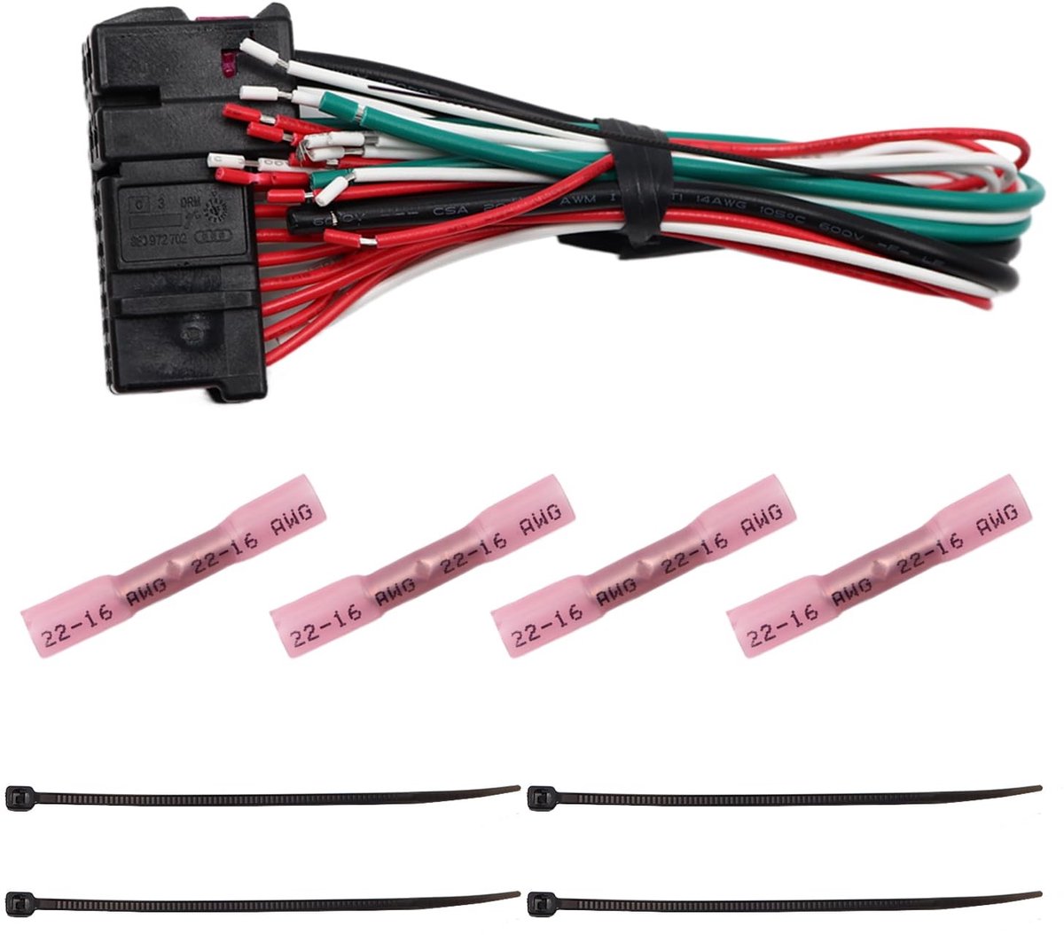 Allecto - Wiring Harness Repair Kit - A3 8P Sportback - Duurzaam - Eenvoudige installatie - Geschikt voor hatchback modellen - Inclusief 1 kit
