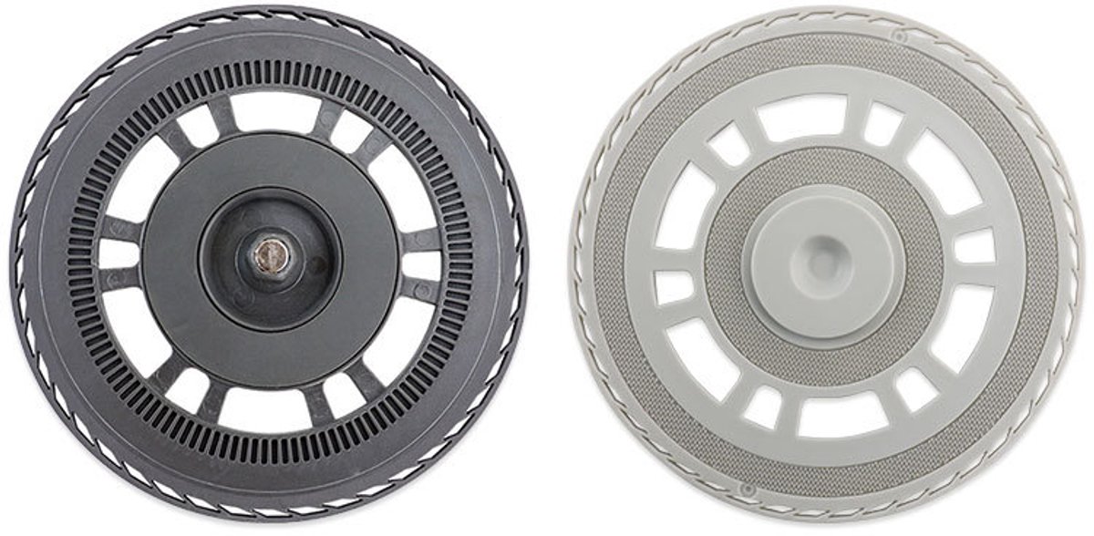 2 Reinigingsdoeken Reservehouder - Geschikt voor Dreame X10/X10 Pro Plus/X20 Pro/X20 Pro Plus/X30 Pro/X30s Pro/X40/X40 Pro/X40 Pro Ultra/L20 （1 wit 1 zwart）
