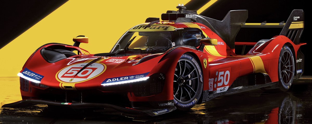 Bburago Ferrari Ferrari 499P - Modelauto - Schaal 1:43 - Rood/Geel/Zwart
