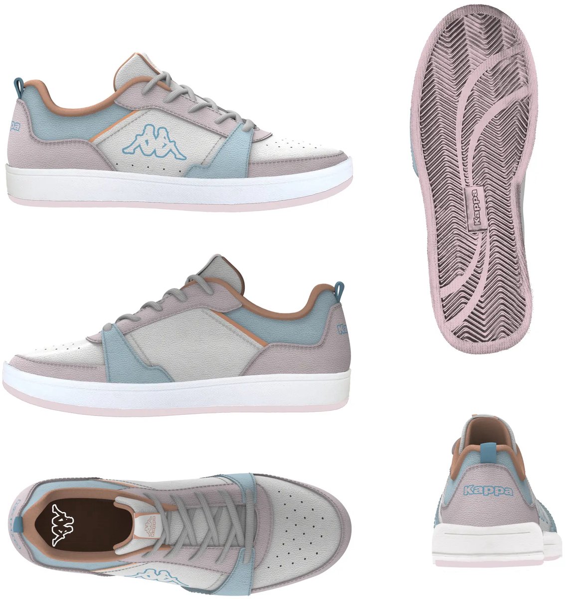 Kindertrainers Kappa Shay Blauw