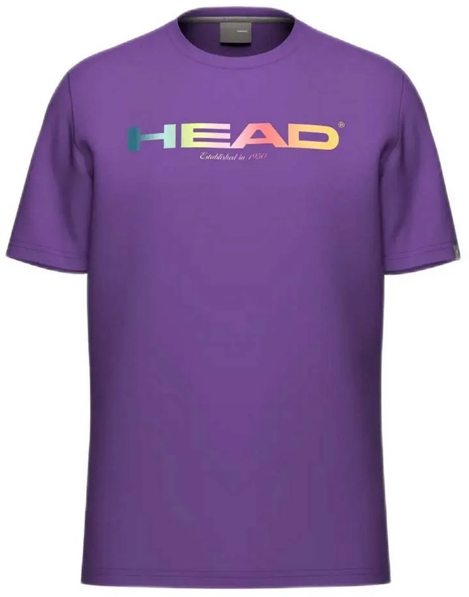 Head Racket Rainbow T-shirt Met Korte Mouwen Paars M Man