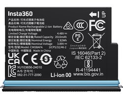 Insta360 - X4 Air Battery - Accu voor Actioncam - Accessoire
