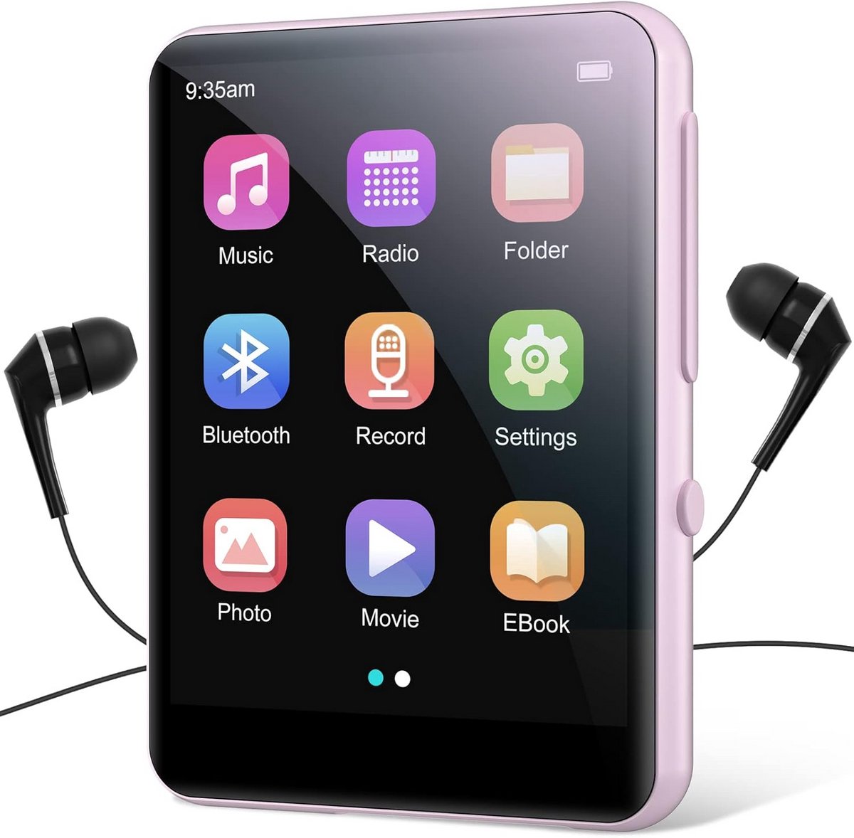 MP3-speler - Muziekspeler - Muziek Luisteren - Ingebouwde Luidspreker - 64 GB - Roze