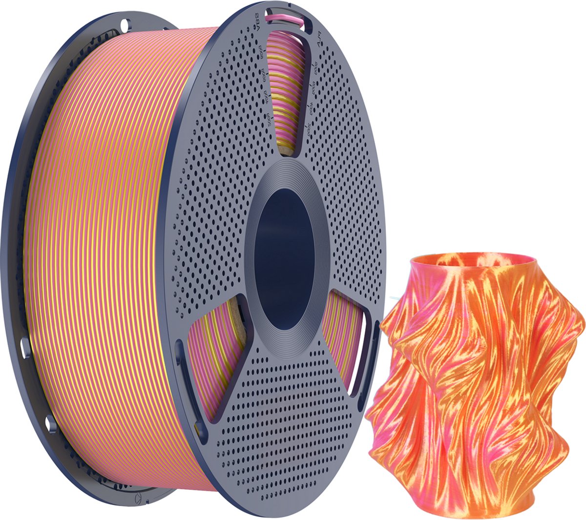SUNLU PLA+ Silk Dual Color Roze Goud Filament 1,75mm – 1kg