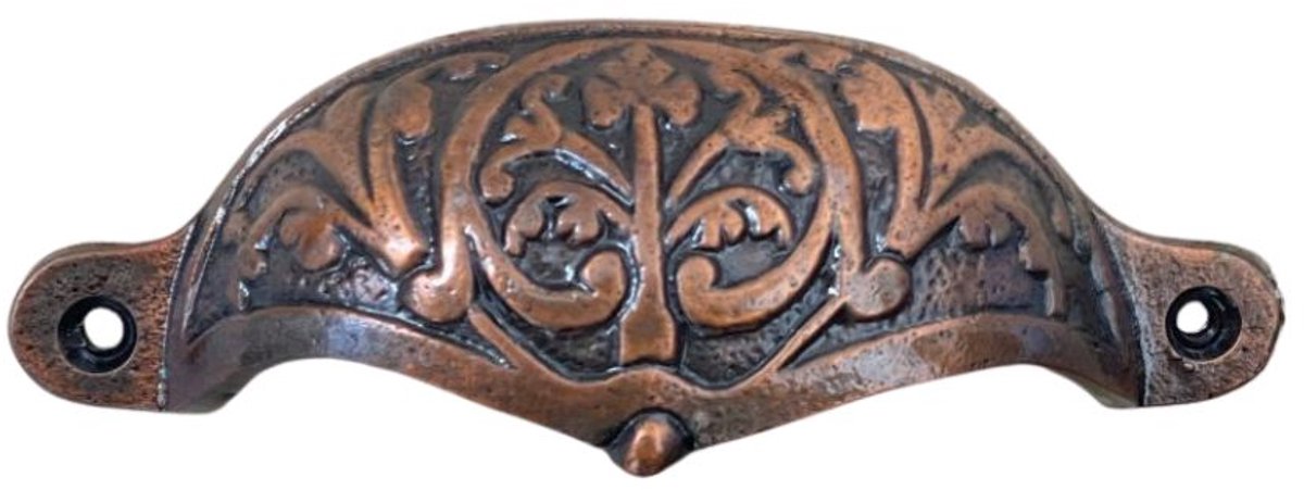 Fancy Cup Pull Handle Antique Copper