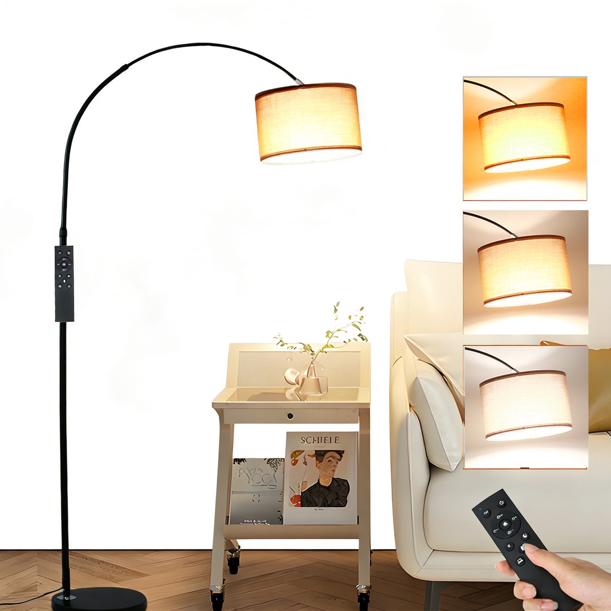 ANTENLICHT Moderne Vloerlamp - 9W LED met Afstandsbediening thumbnail 5