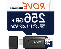 Micro SD Kaart - Geheugenkaart Opslagkaart - Opslag Uitbreiden - Inclusief USB-C Kaartlezer - 256GB - Wit