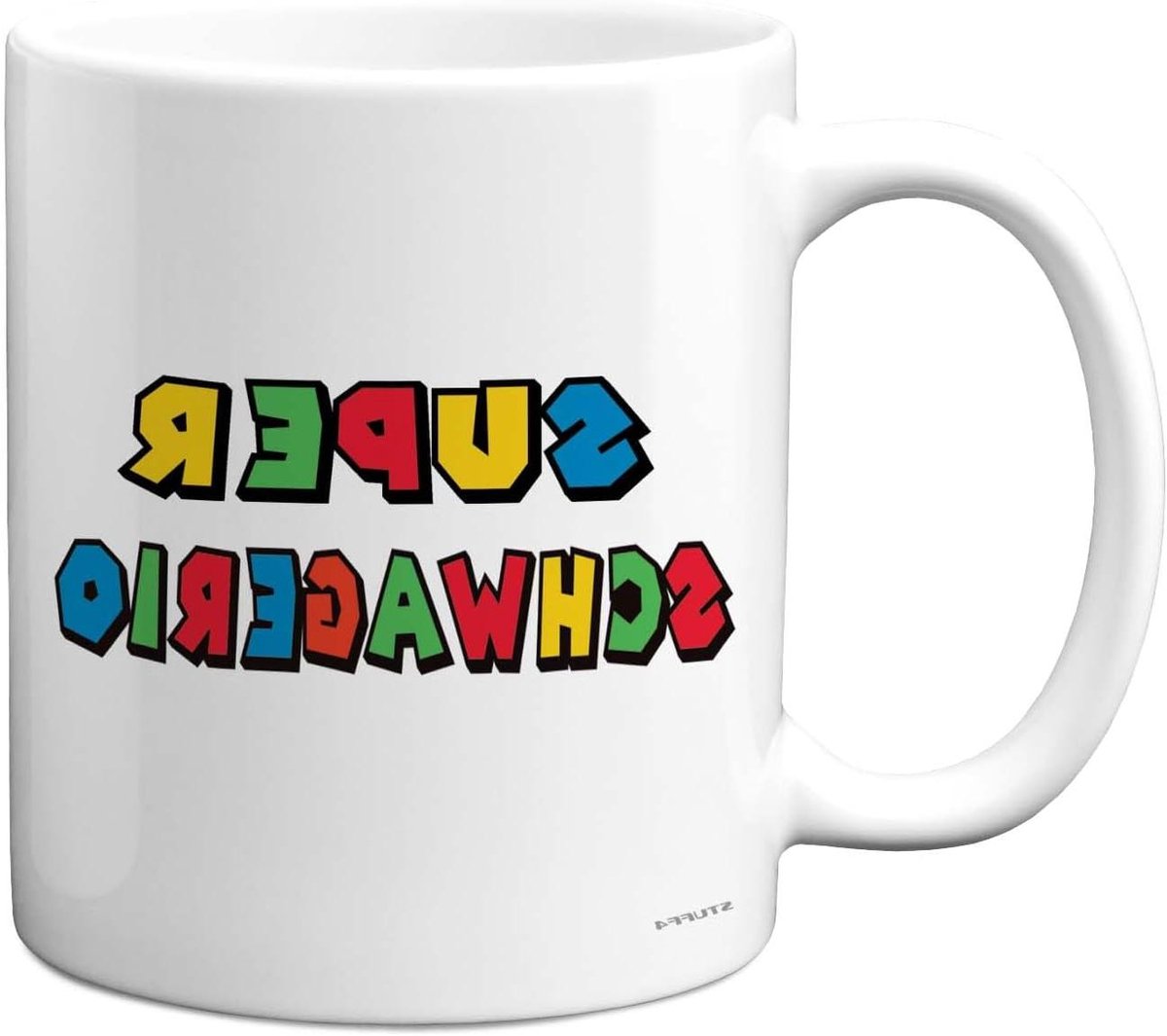 Mok Zwager - Koffiemok Theeglas - Cadeau Geven - Grappige Opdruk - 325 ml - Wit