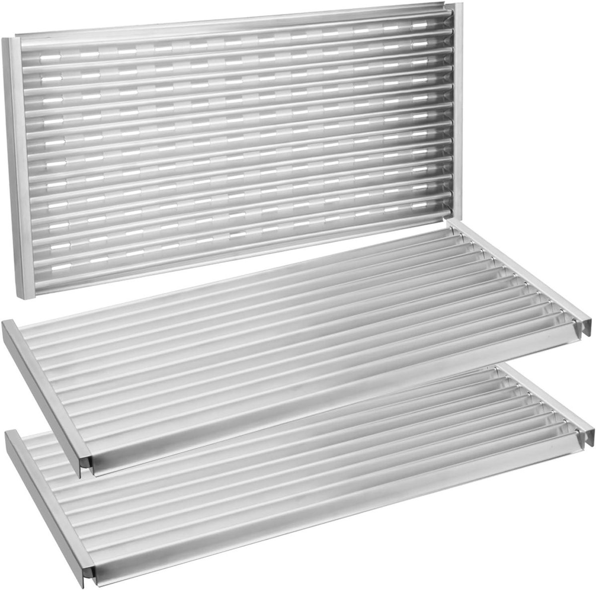 Grillrooster RVS - BBQ rooster Grillplaat - Barbecueën - Roestvrij Staal - 432 cm - Zilver