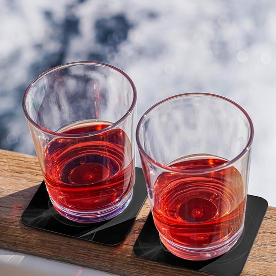 Magnetische Drinkglazen - Kampeerglazen Bootglazen - Veilig Drinken - Geïntegreerde Magneet - 0.25 liter - Oranje — afbeelding 5