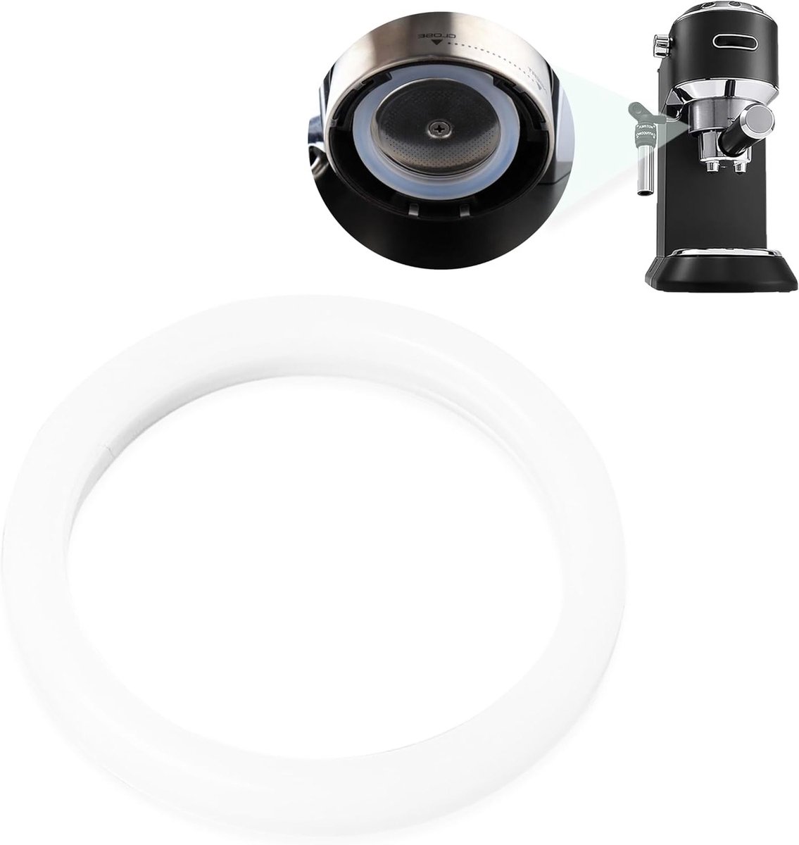 Siliconen O-ring voor koffiemachines, vervangende afdichtingen voor optimale koffie-extractie en compatibiliteit met EC680/EC685/EC785/EC885/EC850/EC860