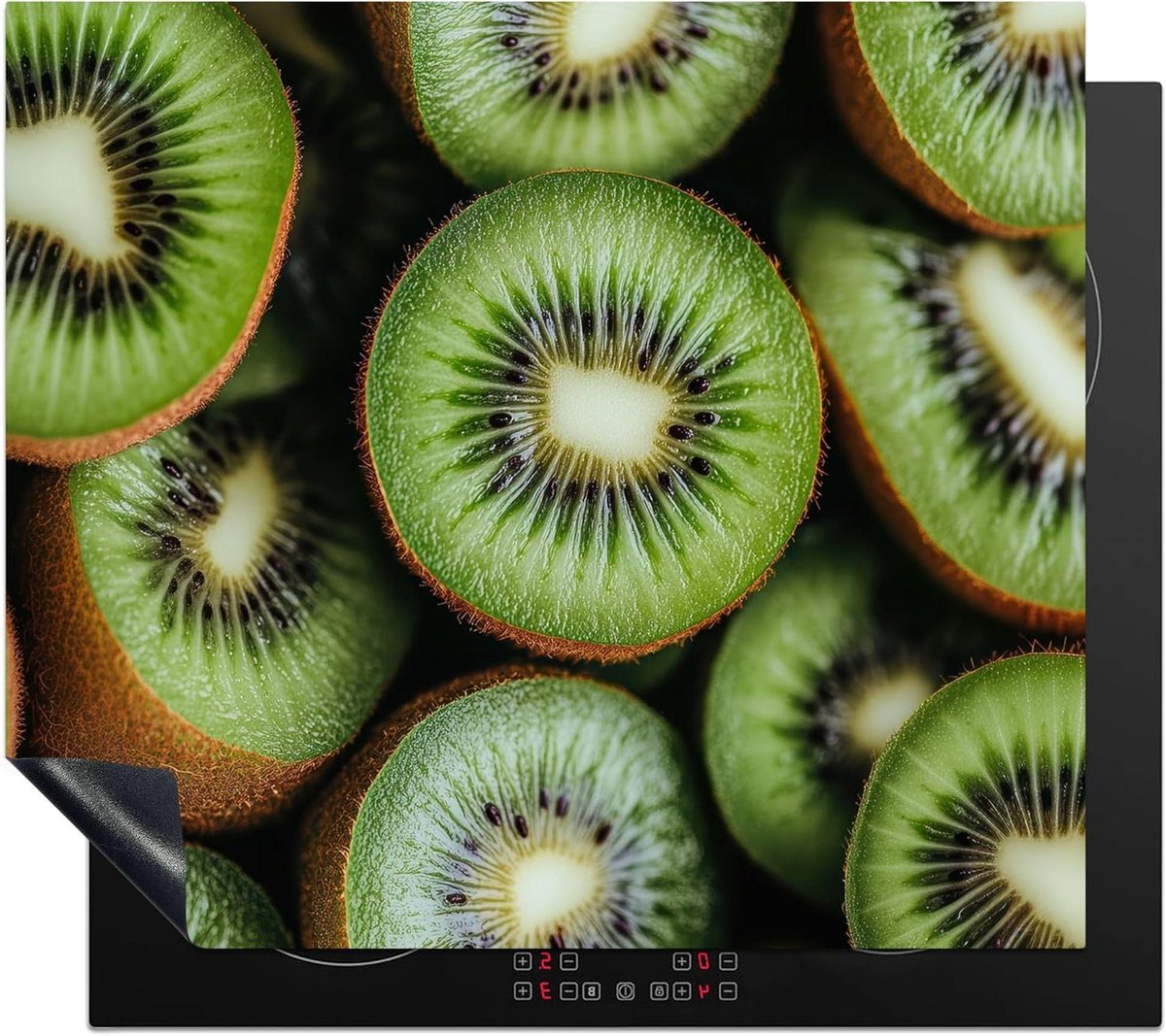 Inductiebeschermer - Kookplaatbeschermer Werkblad - Keukenwerkblad Vergroten - Unieke Foto Print - 58x51cm - Groen