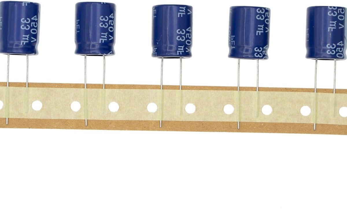 Aluminium Elektrolytische Condensator - Condensator 450V 33UF - Elektronica Reparatie - Lage ESR Hoogfrequent - 16x20mm - Niet gespecificeerd