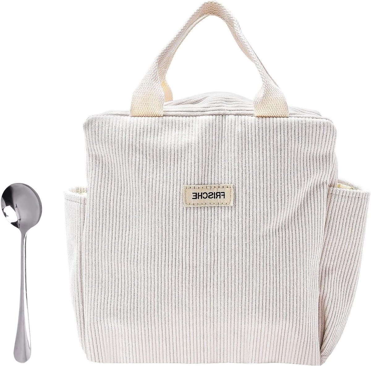 Isolerende Lunchbox voor Dames - Herbruikbare Koeltas van Katoen - Lekvrije Thermos Lunchtas met Grote Capaciteit en Stijlvol Ontwerp