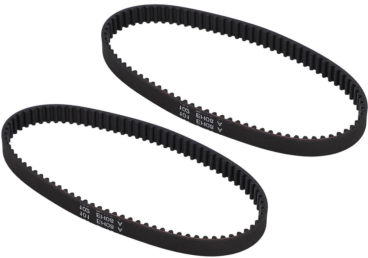 Stofzuigerriem Vervanging - Rubberen Banden - Stofzuigen - Duurzaam Rubber - 2 Stuks - Zwart