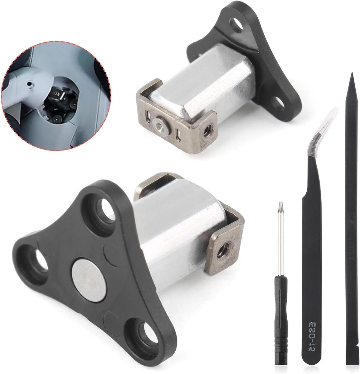 Drone Arm Vervanging - Voorarm Scharnier - Drone Reparatie - Precisie Ontwerp - 17.7 cm - Grijs