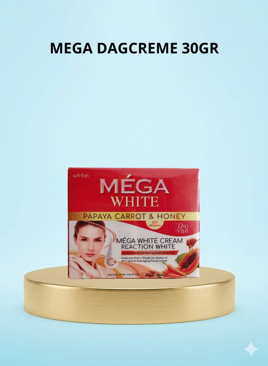 Mega White gold france papaya wortel lotion, Kojic AA2G 500 ml