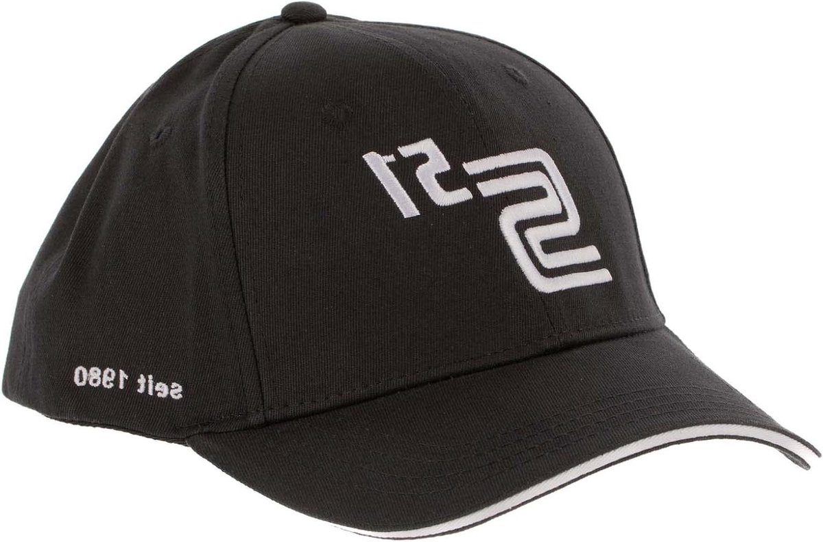 Basecap Curved - Pet met Klep - Dagelijks Gebruik - Geborduurd Logo - One Size - Zwart