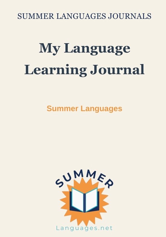My Language Learning Journal - cover