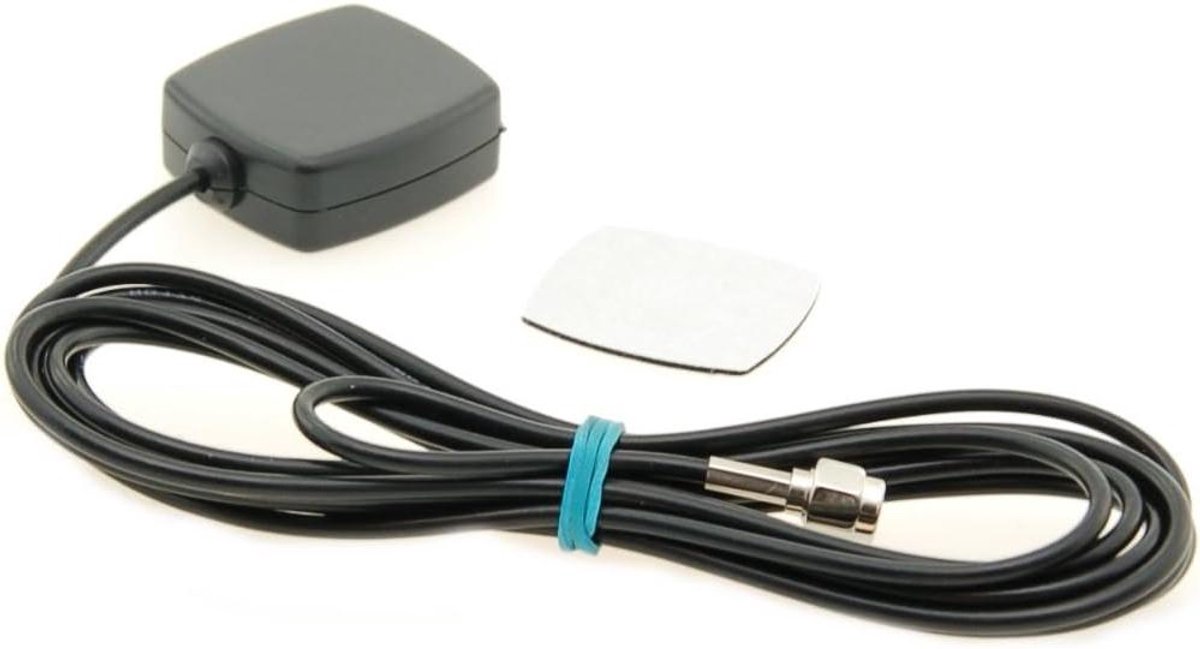 GPS Antenne - GLONASS Antenne - Navigatie Verbeteren - Glasmontage - 25 m kabel - Zwart