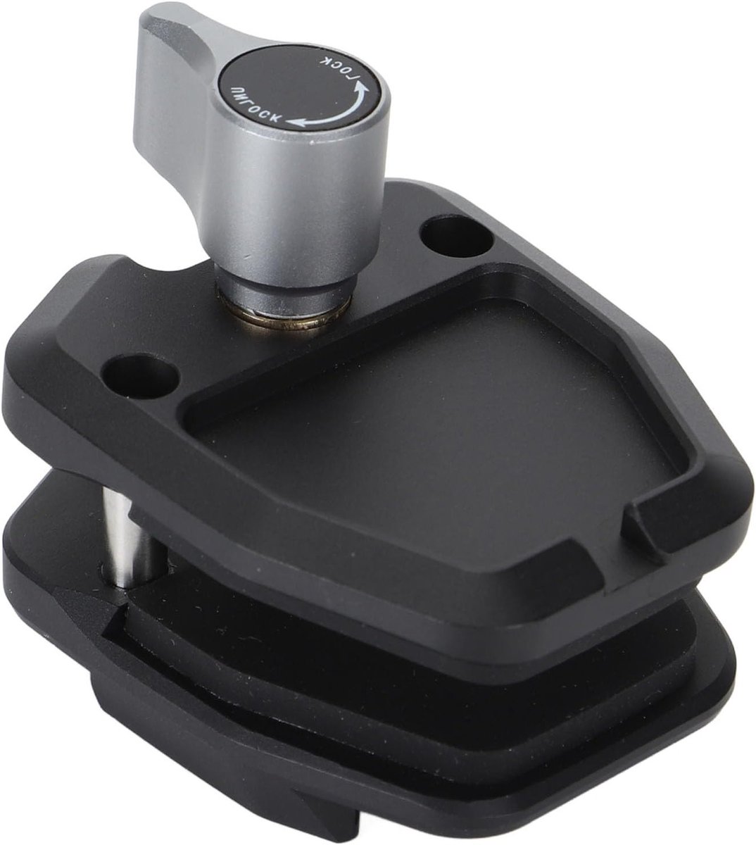 180° Draaibare Aluminium Bevestiging voor Actiecamera's, Geschikt voor Motoren en Scooters, Ideaal voor 360-graden Opnames en Avontuurlijke Ritjes