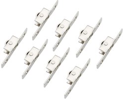 8PCS Schuifvenster Roller Zilveren Metalen Wielen voor Vensters en Kabinetten