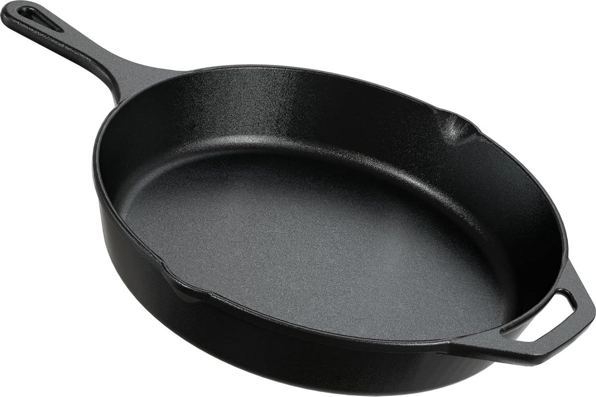 Gietijzeren Pan Bbq - Gietijzeren Skillet - Grillplaat grillpan