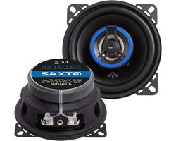 Autotek Autoluidsprekers - 2-weg speakers - Auto Audio Verbeteren - 120 Watt Piekvermogen - 10 cm - Zwart Blauw