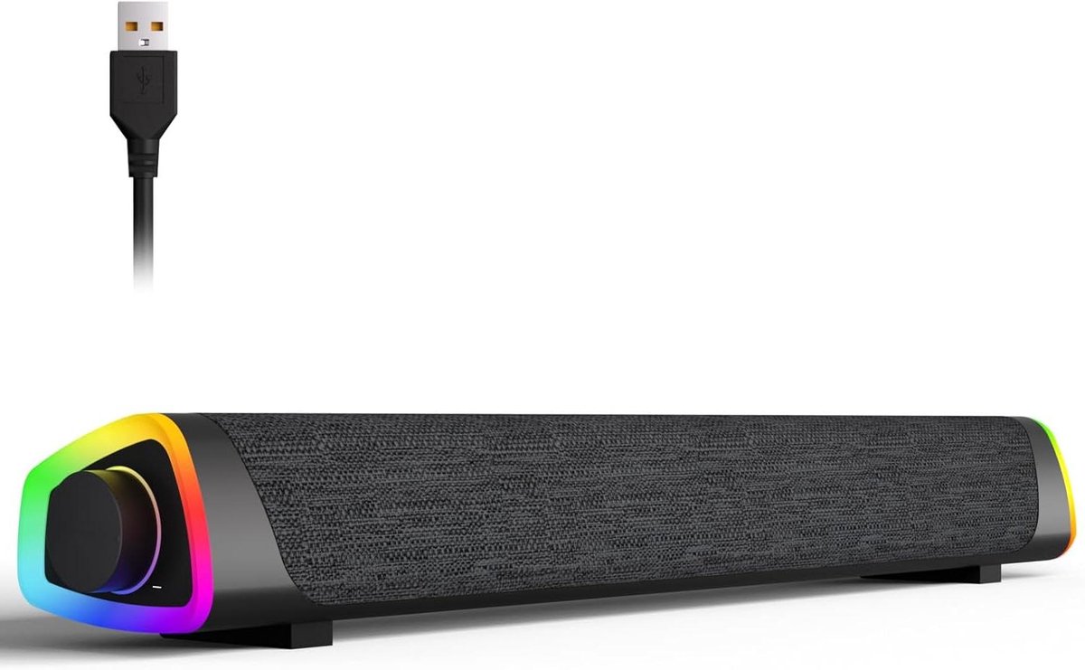 Soundbar Pc - Bekabelde en Draadloze Pc -Luidspreker - USB Mini Speaker - Geluid Versterker
